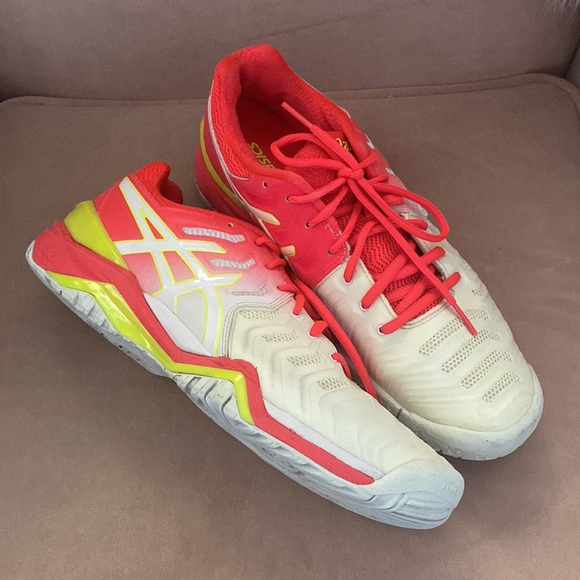 ASICS Gel Resolution 7 Tennis/Court Shoes - Women’s Size 10 - Picture 2 of 8